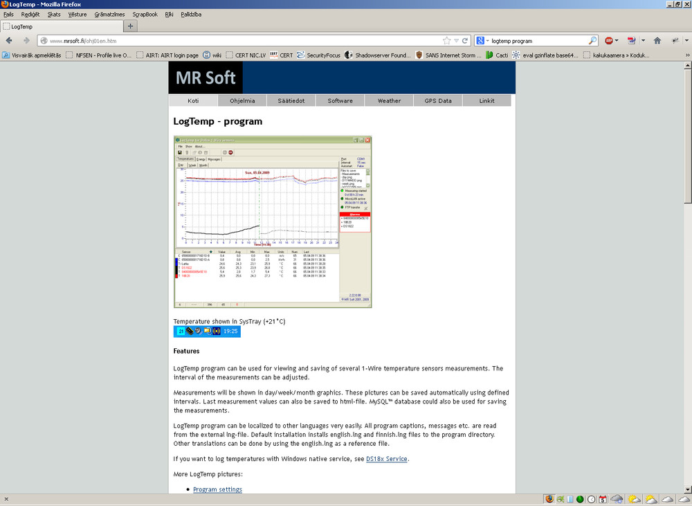 Digital USB CH340 DS18B20 1wire -55+125C thermometer probe 1m for linux win pc