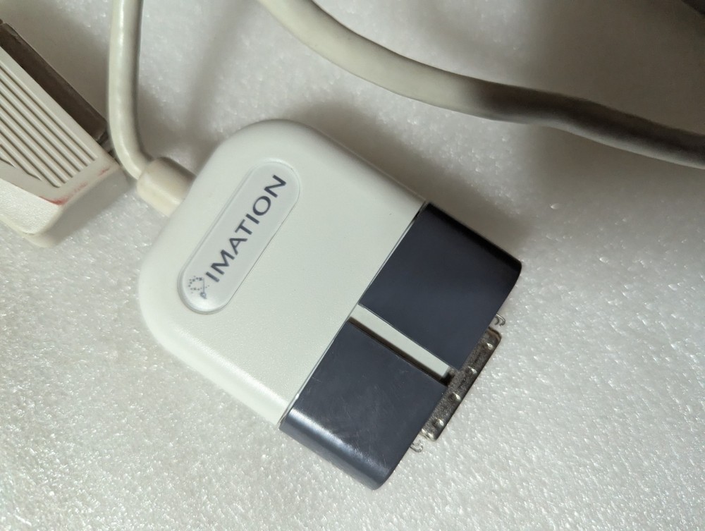 CABLE ONLY! (RARE) Imation Super Disk 120MB Parallel Port CABLE split Genuine