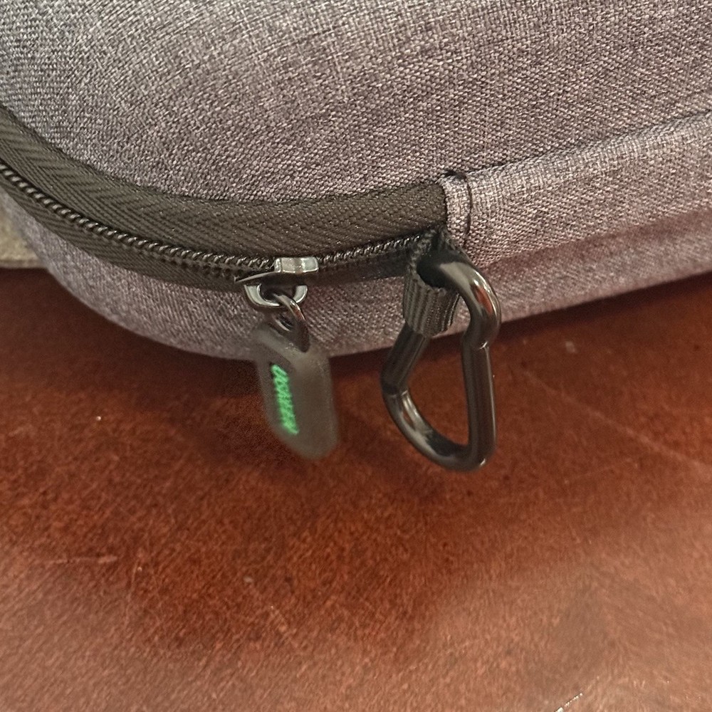 Ugreen Double Sided Hard Shell Travel Tech Organizer Double Zipper Handle Gray