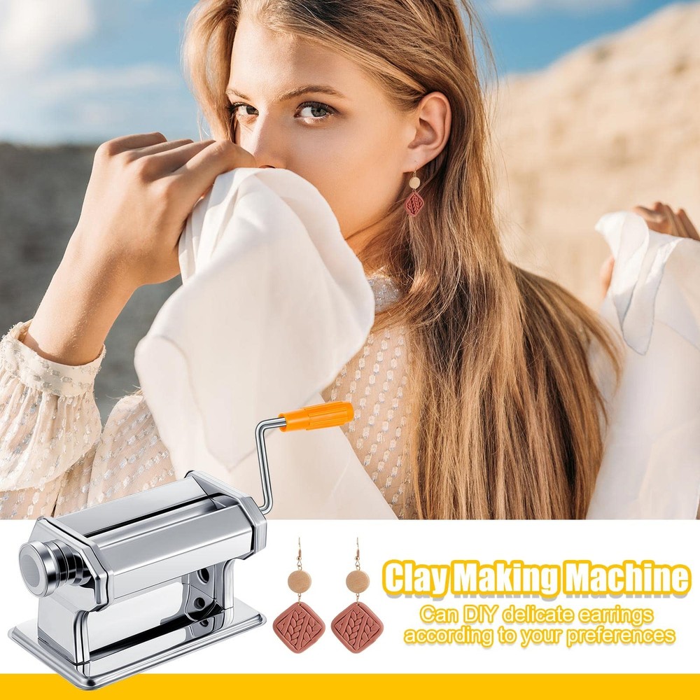 Amylove Polymer Clay Roller Machine Presser with Polymer...