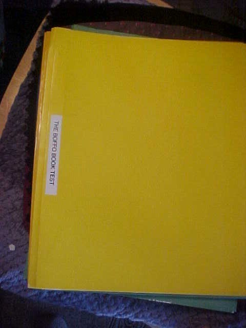 The Boffo Book Test Mental Magic Booklet