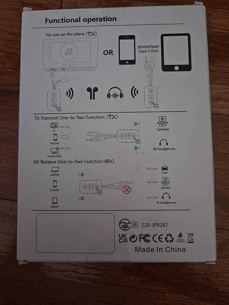 Wirelrss Audio Receiver/Transmitter
