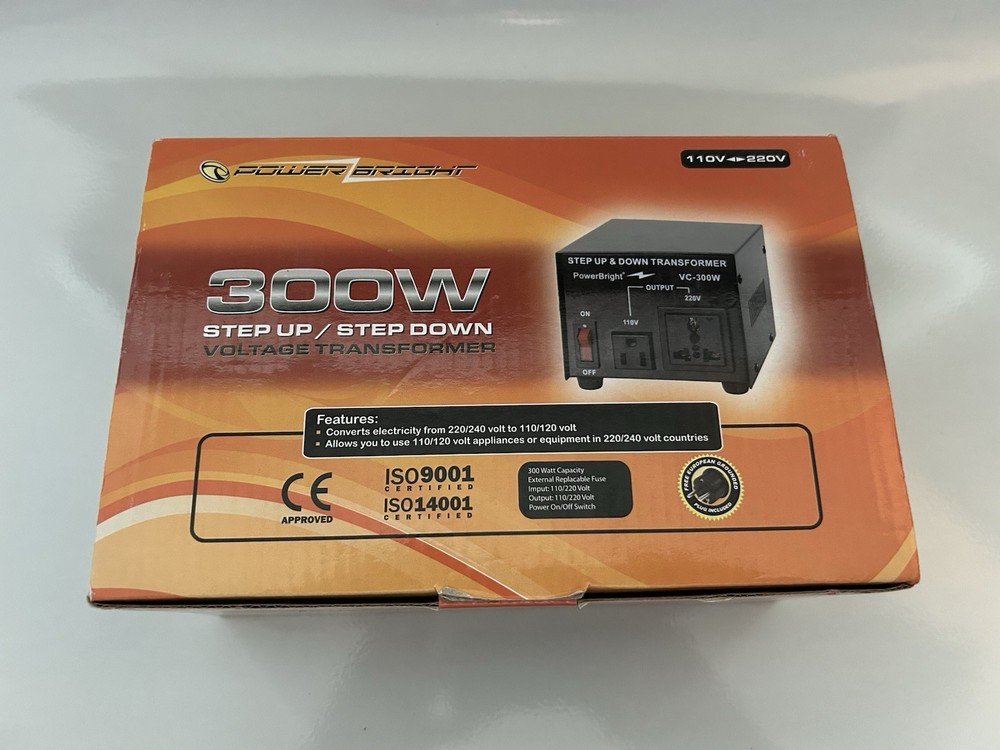 Schuco Step Up / Down Transformer by PowerBright 220/110 Volt