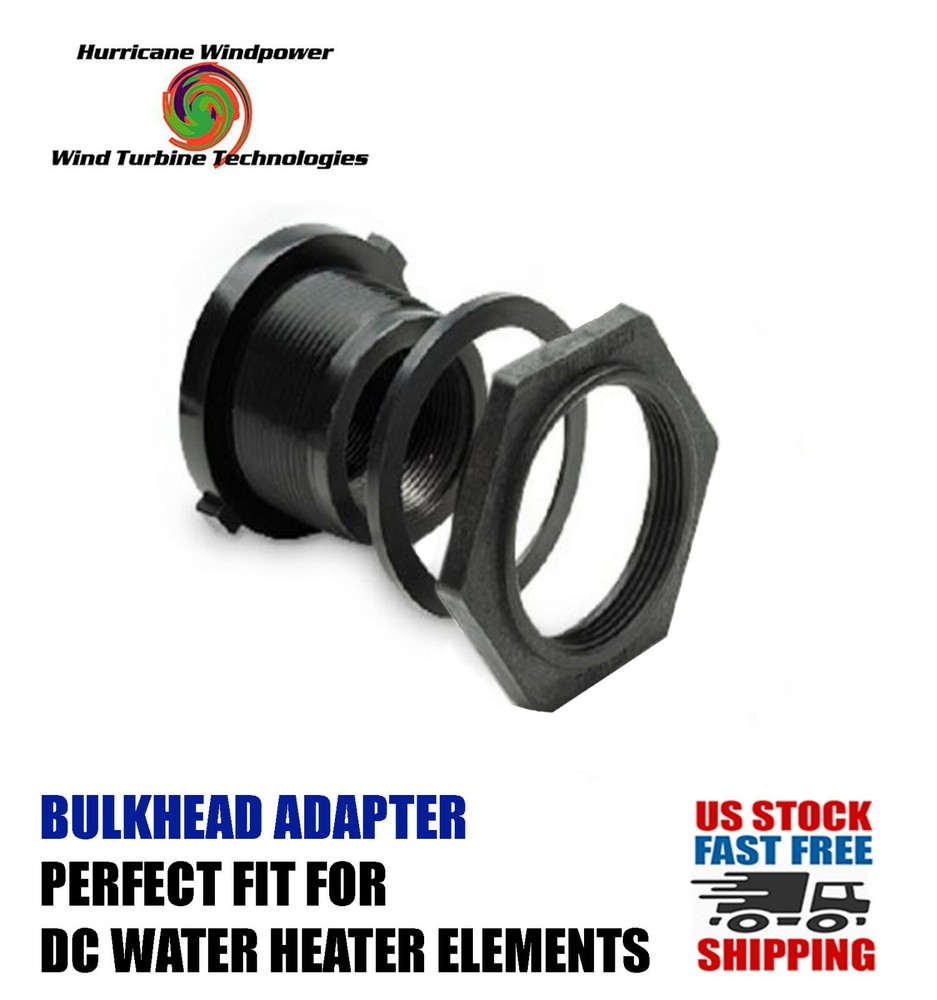DC Water Heating Bulkhead Fitting for DC Water Heating Elements