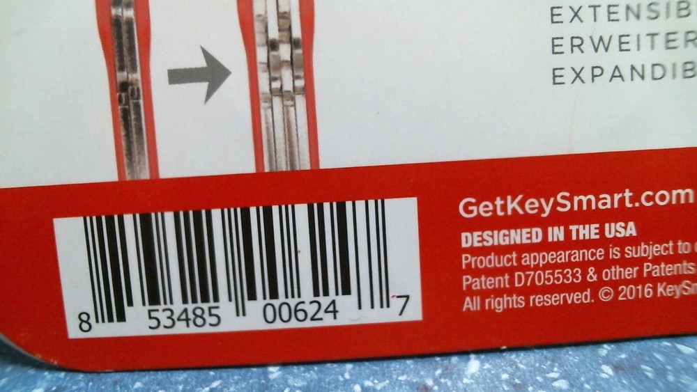 Key Smart Compact Key Holder RED (00624) FS