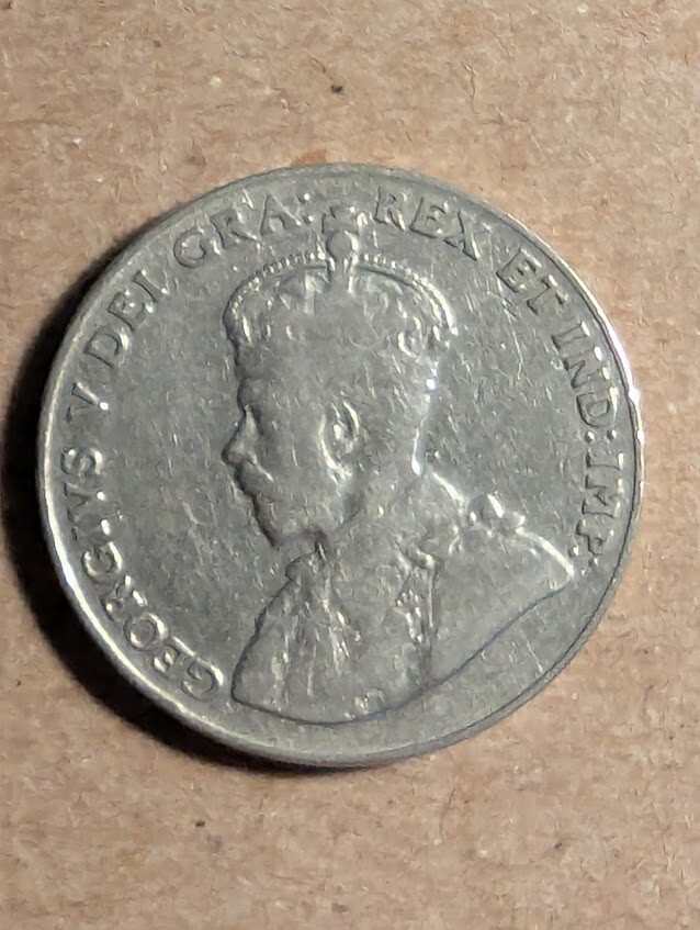 1928 Canada 5 Cents