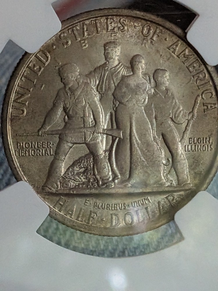 1936 NGC MS66 Elgin Commemorative Half Dollar Great Luster