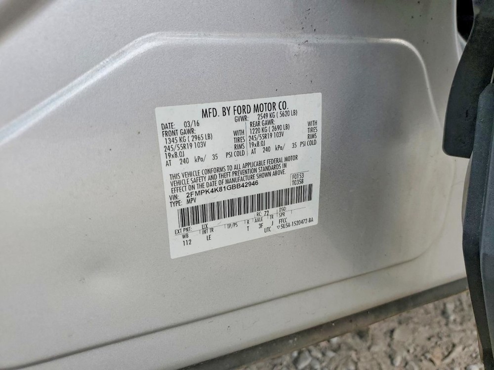 Fuse Box Engine Left Hand Engine Compartment Fits 15-18 EDGE 5026768