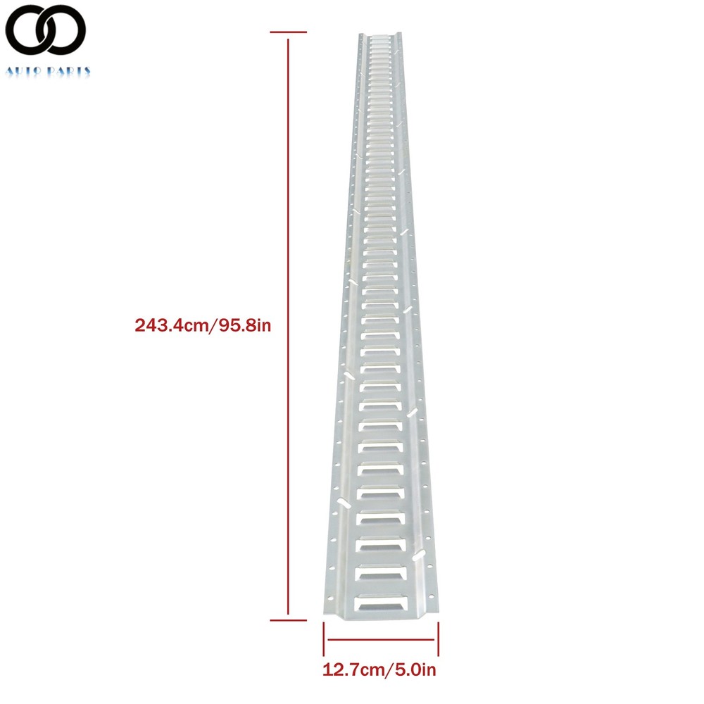 For Trucks Durable 30 Pack 8' E Track Tie Down Rail Kit Horizontal Galvanized