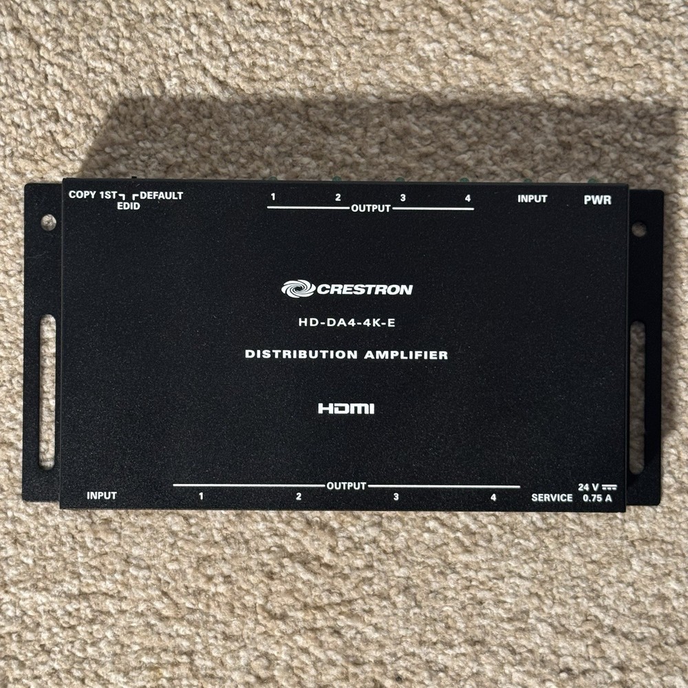 Crestron HD-DA4-4K-E HDMI 4K Distribution Amplifier