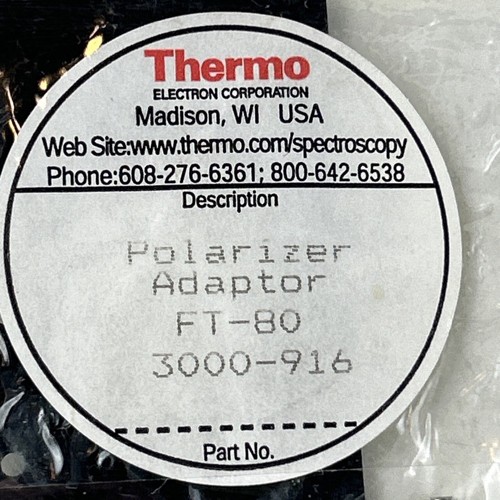 Polarizer Adapter for Spectra-Tech FT80 Specular Reflectance