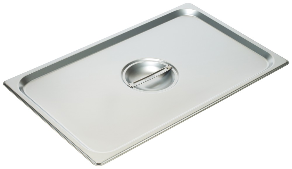 S/S Steam Pan Cover, Full-size, Solid (12 Each)