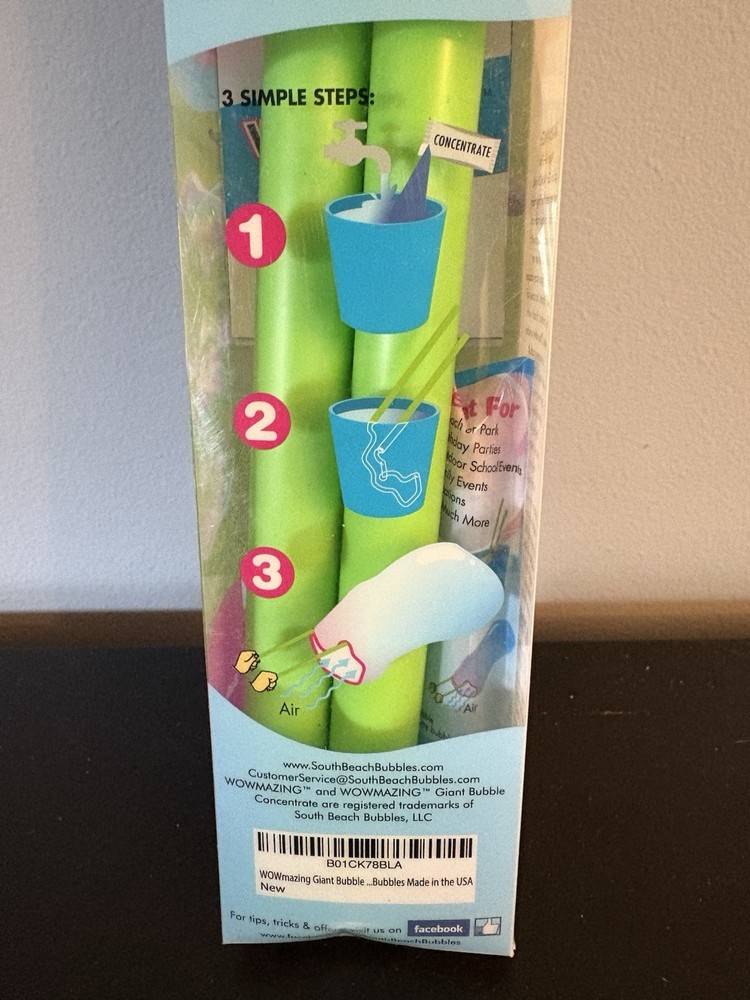 WOWMAZING GIANT Bubbles Kit Plus-Big Bubble Wand