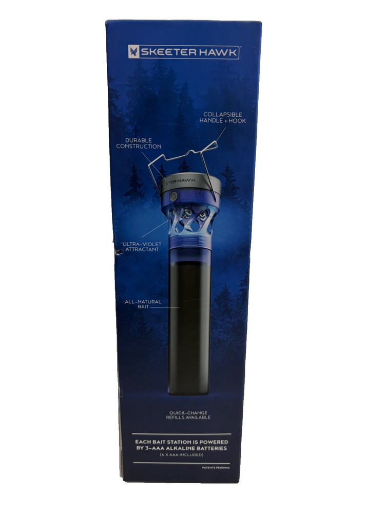 Skeeter Hawk Backyard Mosquito Bait Station with UV Light 2-Pack