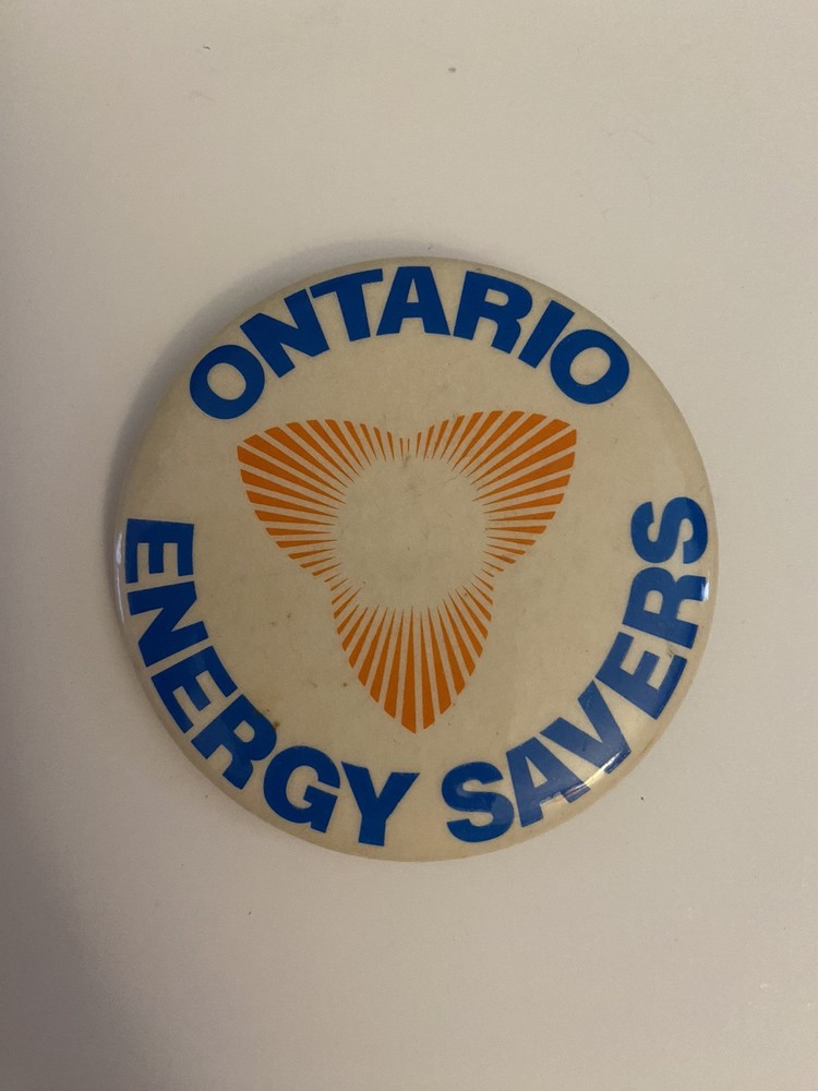 Ontario Energy Savers Pin Back Button P70