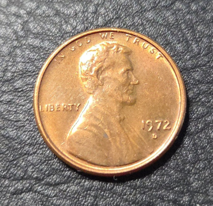 1972-D US Penny Many Errors