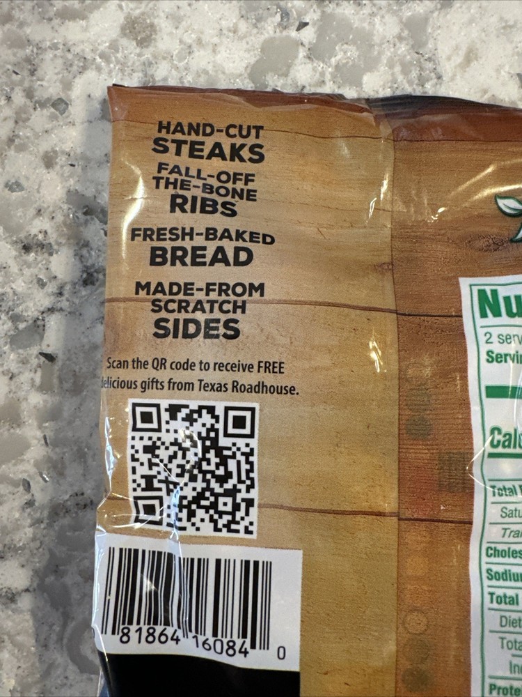 TEXAS ROADHOUSE Salted & Roasted Peanuts (4 oz) Unopened