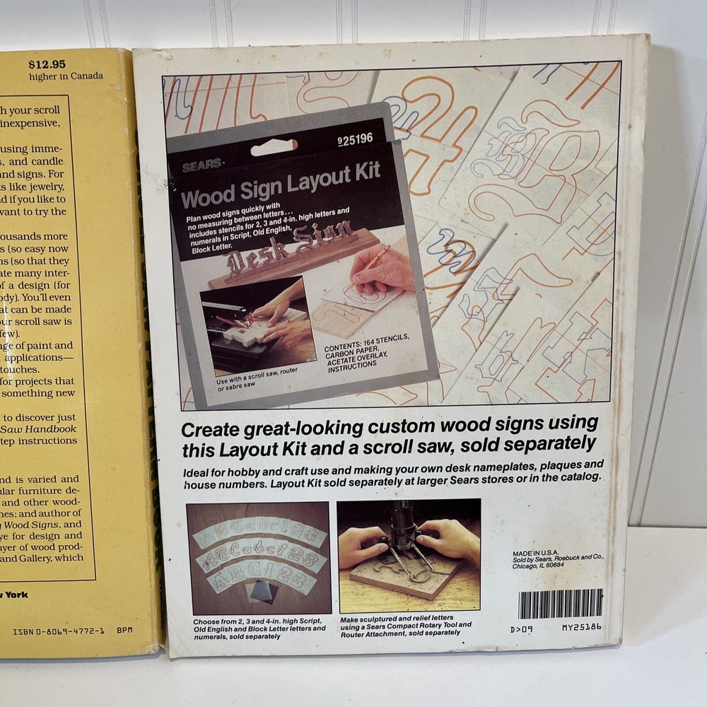 Two Books- Scroll Saw Pattern Book & Scroll Saw Handbook With Patterns- Patrick