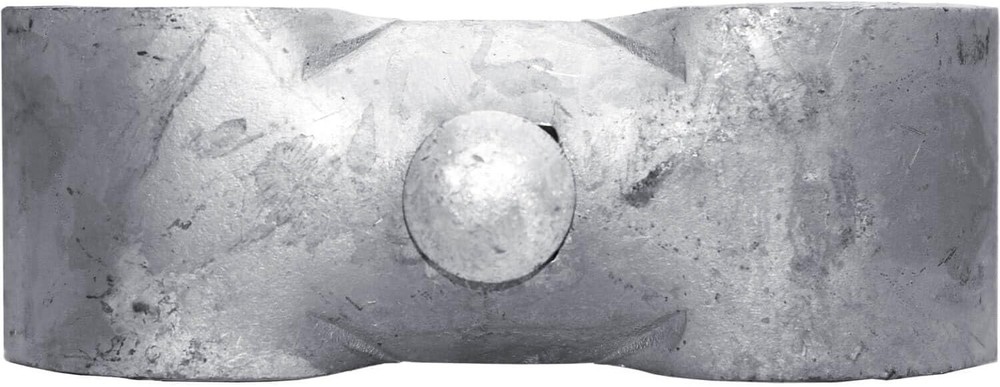 8-Pack Galvanized Chain Link Fence Panel Clamps - 1-3/8" Pipe Securing Solution