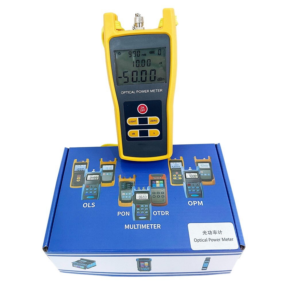 Optical Power Meter Ftth Internetwork Tool Pon OPM Fiber Optic Tester Machine