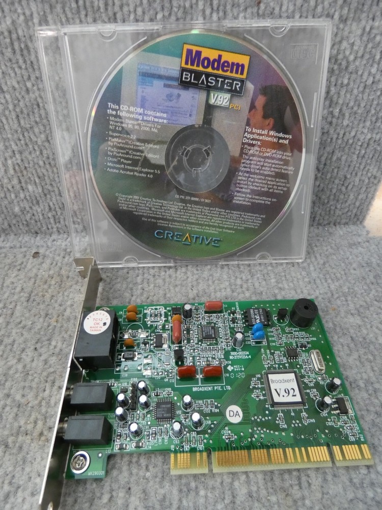 CREATIVE V.92 MODEM BLASTER