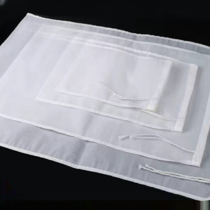 100-300 Micron Hole Nylon Filter Bag Reuseable Thickened Mesh Filter Drawstring