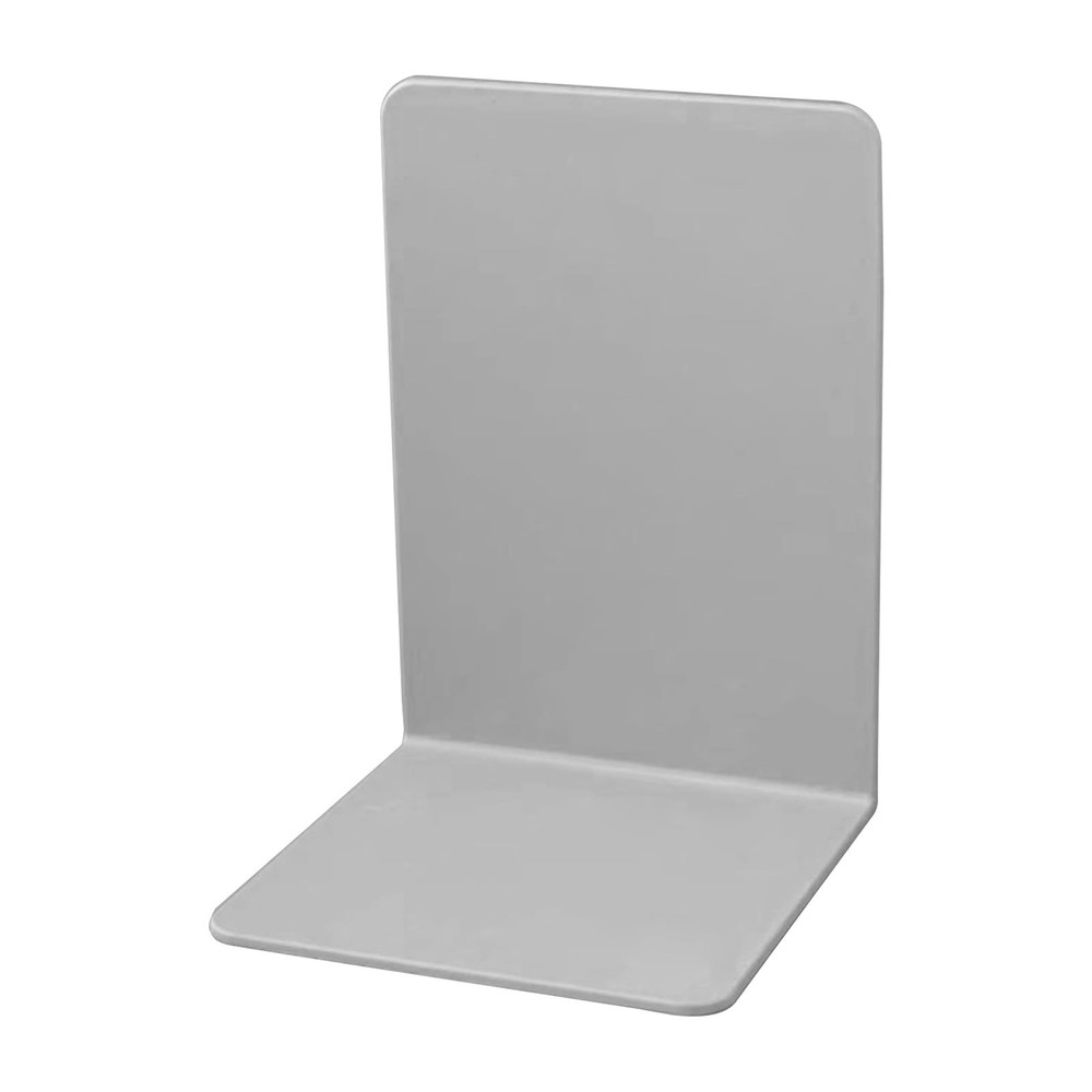 Book End L-Shaped Bookends Holders Shelf Support Rack Book...
