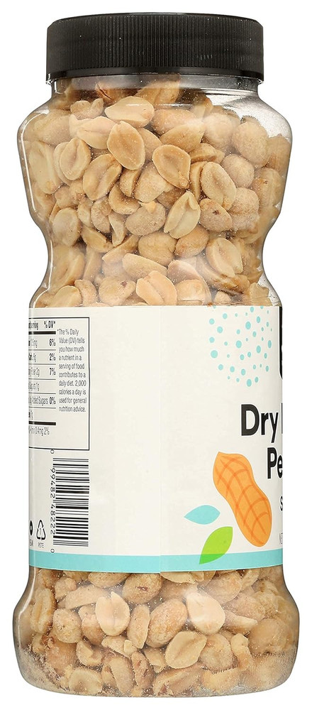 , Dry Roasted and Salted Peanuts, 16 Ounce