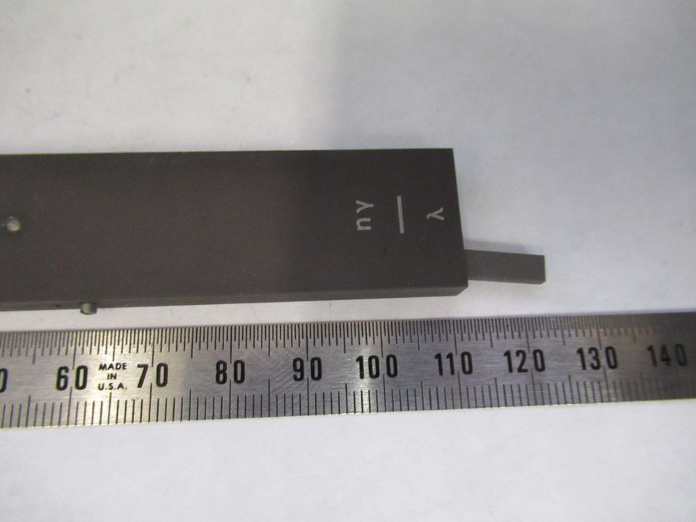 AUS JENA GERMANY LAMBDA SLIDE POLARIZER MICROSCOPE PART AS PICTURED V8-B-05