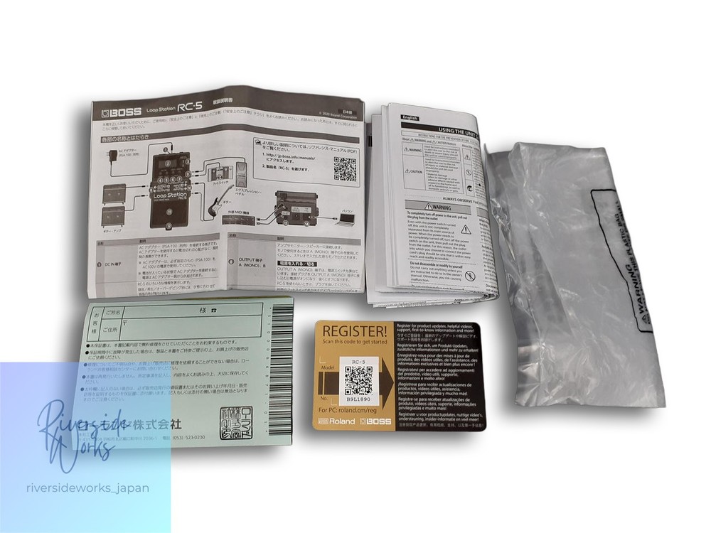 BOSS RC-5 Loop Station Guitar Effect Pedal JP