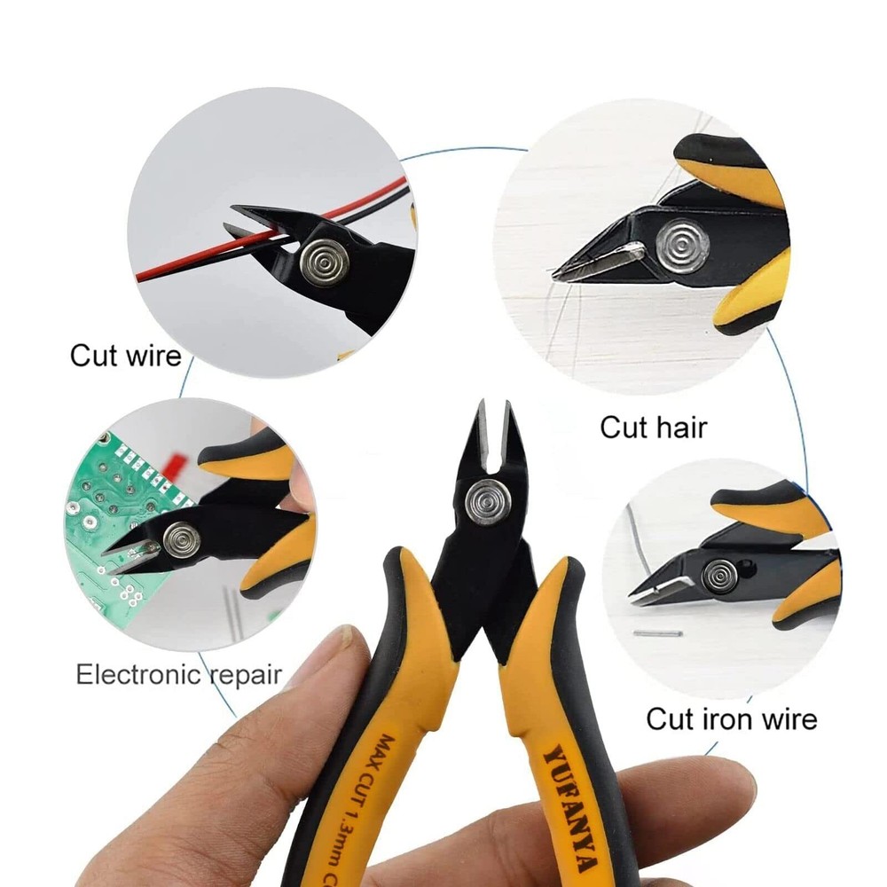 Micro Flush Cutterultra Sharp Micro Wire Cutter Side Cutter With Internal Spring