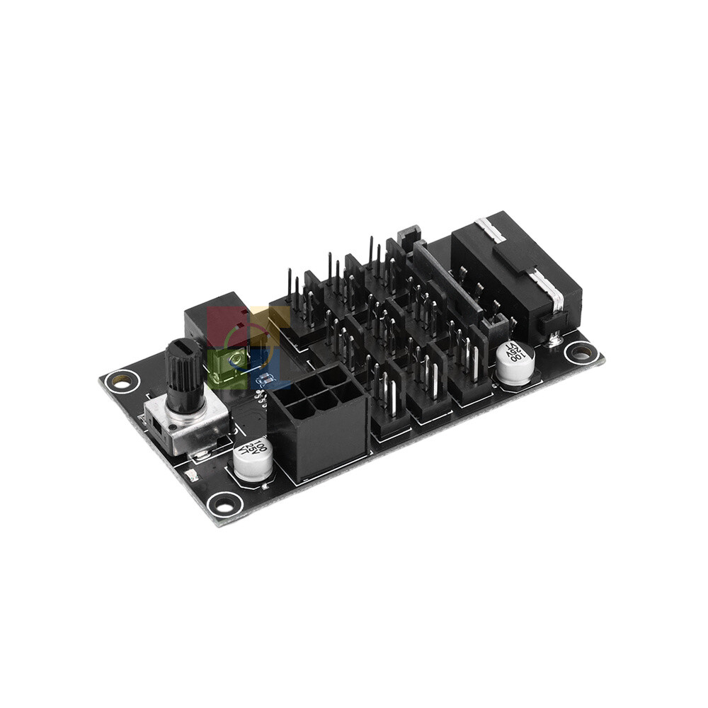 Computer Chassis PWM Violent Fan Speed Controller 9CH High-Power Hub Controller