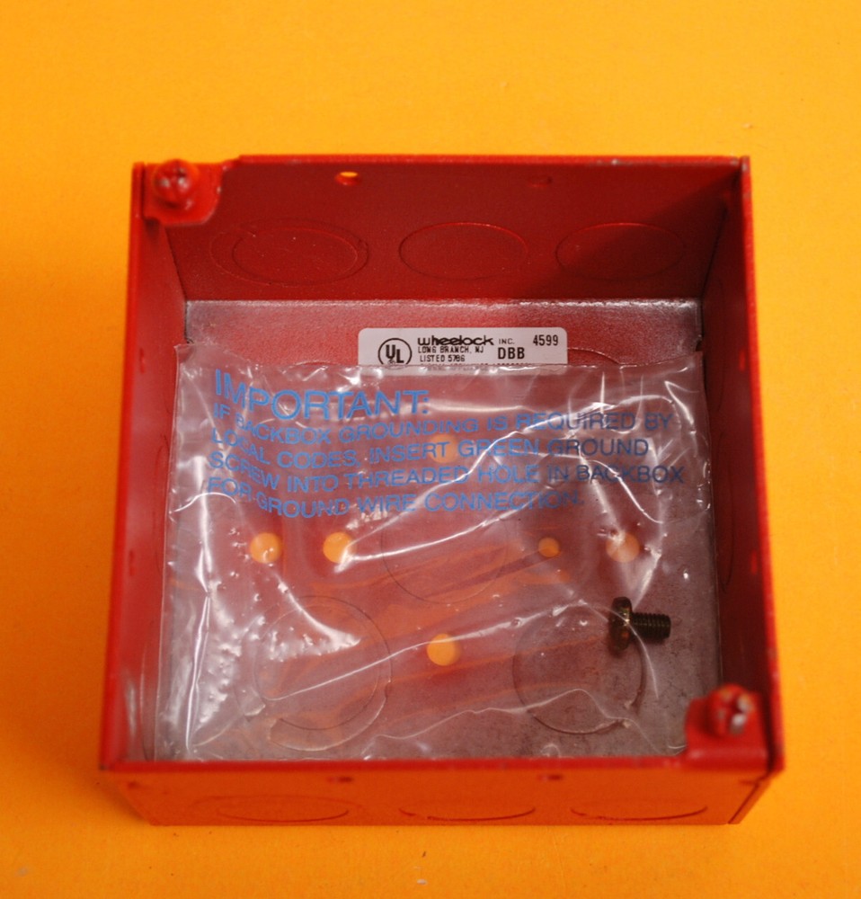 Wheelock DBB Red Backbox