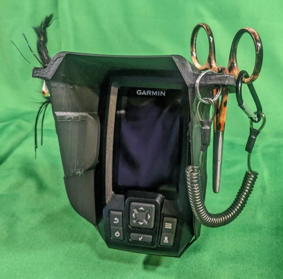 Garmin striker 4 sun shade with hook-tool holder / sun visor / splashguard