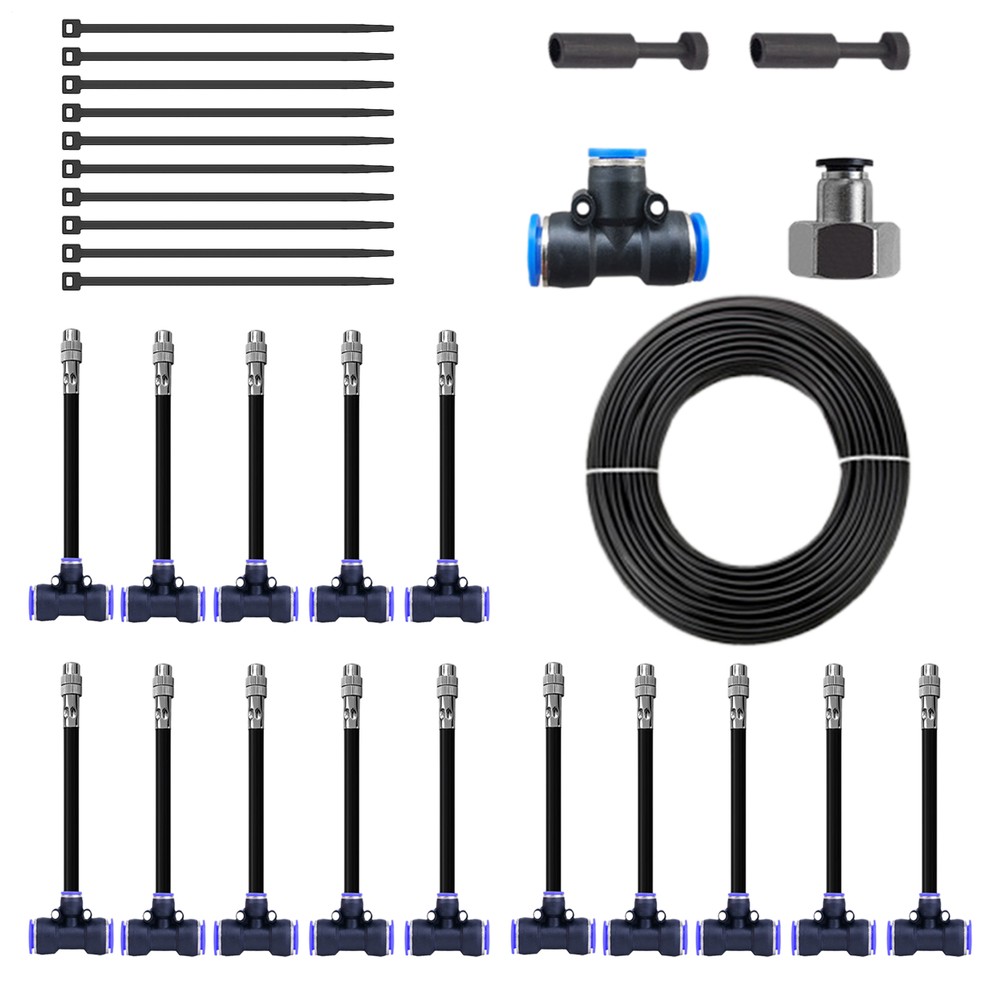 360° Curved Garden Automatic Irrigation System,Adjustable Nozzle,Water-Saving