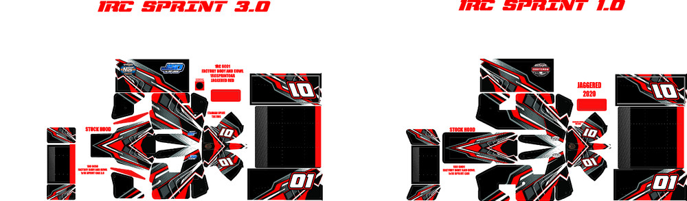 1RC SPRINT WRAP JAGGERED  2020 THEME