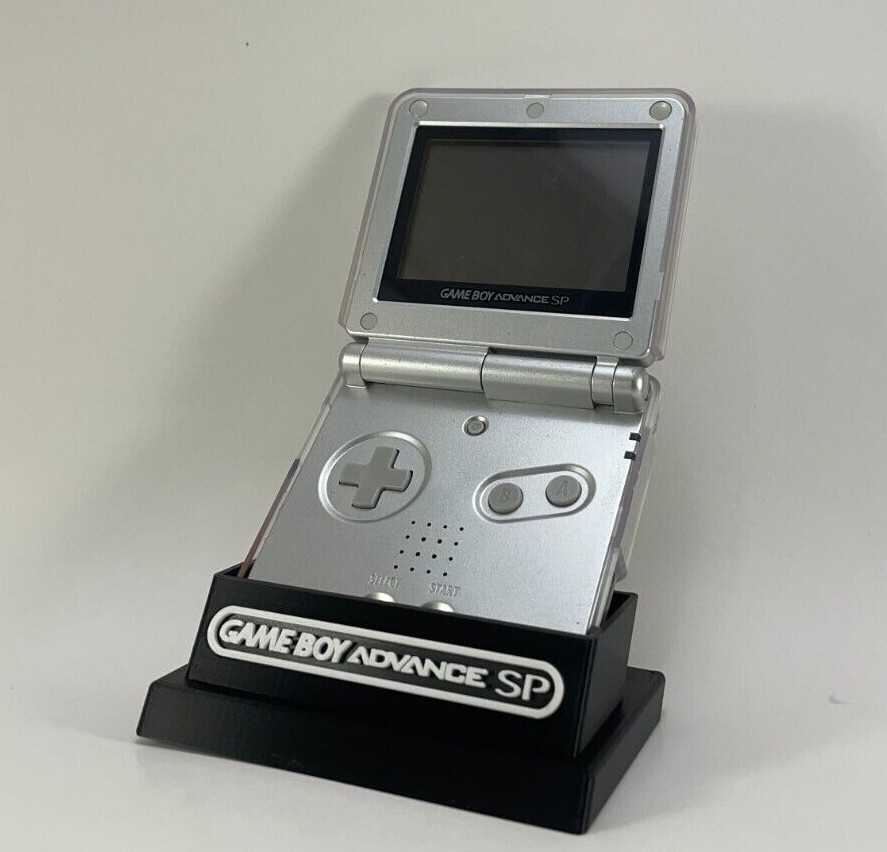 Game Boy Advanced SP in Protective Case Display- DISPLAY ONLY (Customize Colors)