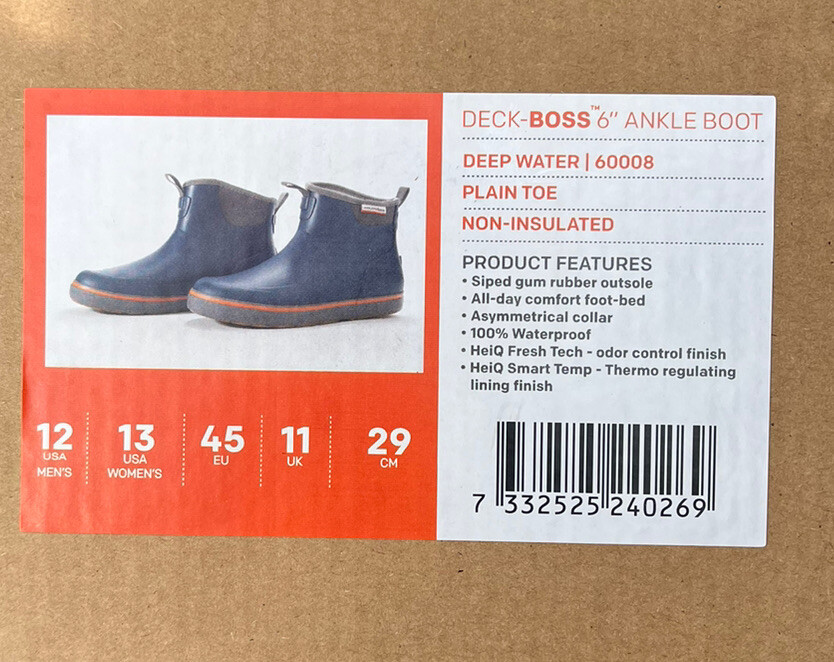 Grudens Deck Boss 6” Ankle Boots Size Men’s 12