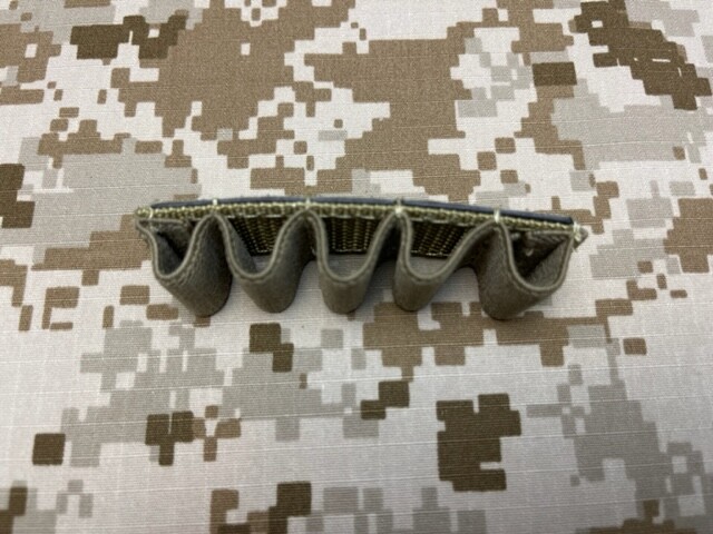 AA Battery 5-Ring Holder SWAT Tan Khaki Hook Backing