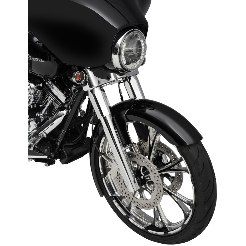Performance Machine Fork Slider Covers - Tech - Chrome | 0208-2045-CH