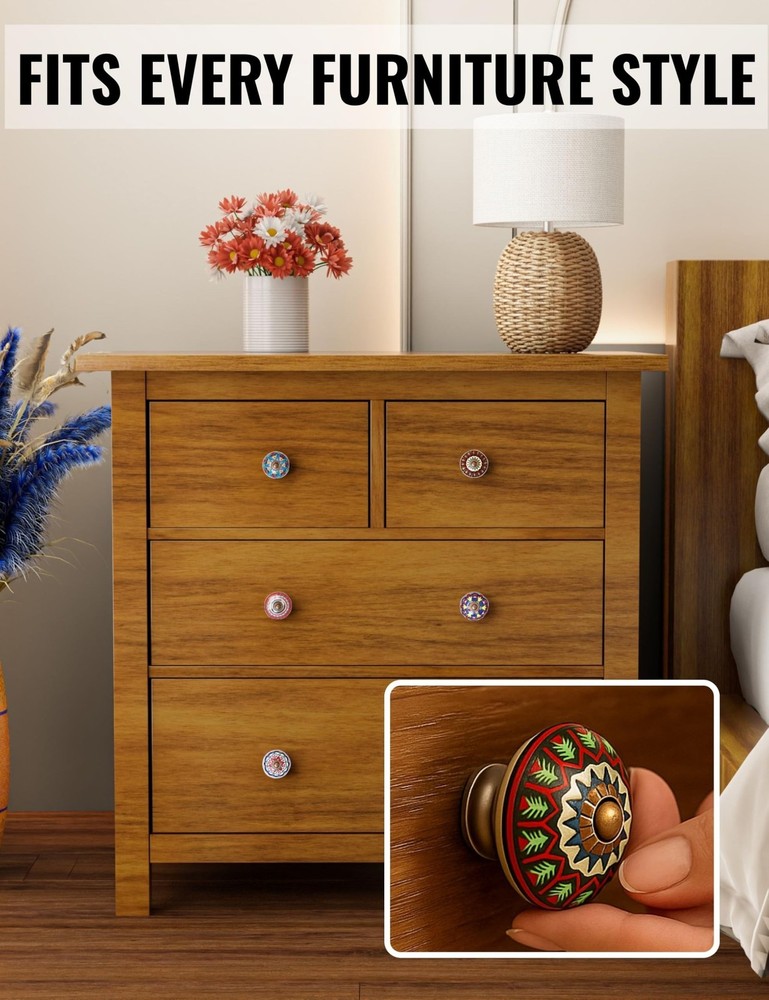 Decorative Cabinet Knobs - Antique Cabinet Knobs - Pulls for Cabinets and Dra...