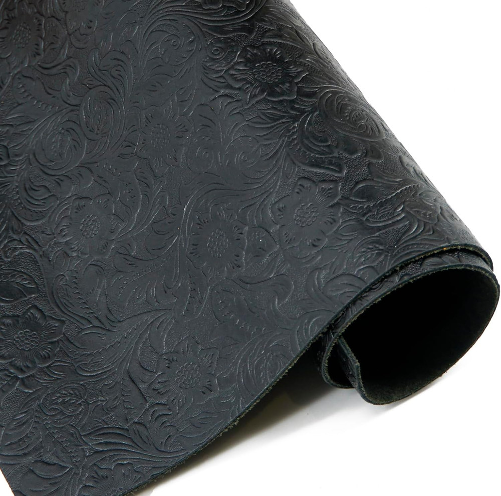 Bump Texture Tooling Leather Sheets Plain Geometric Pattern Printed Leather Shap