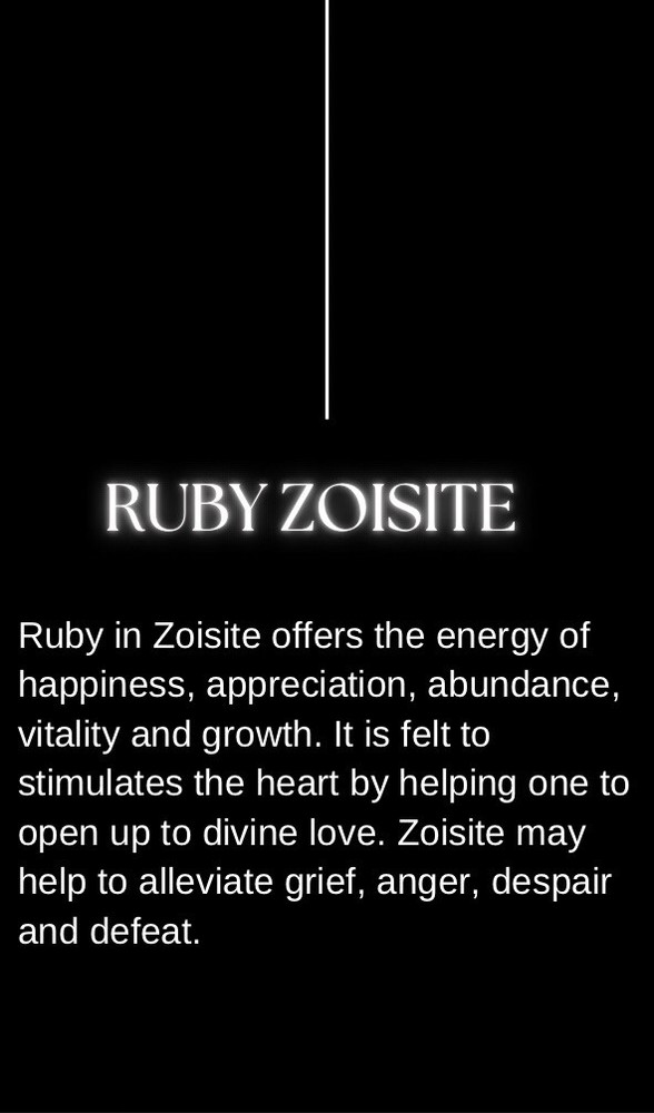 Authentic Ruby Zoisite 8mm Crystal Bracelet