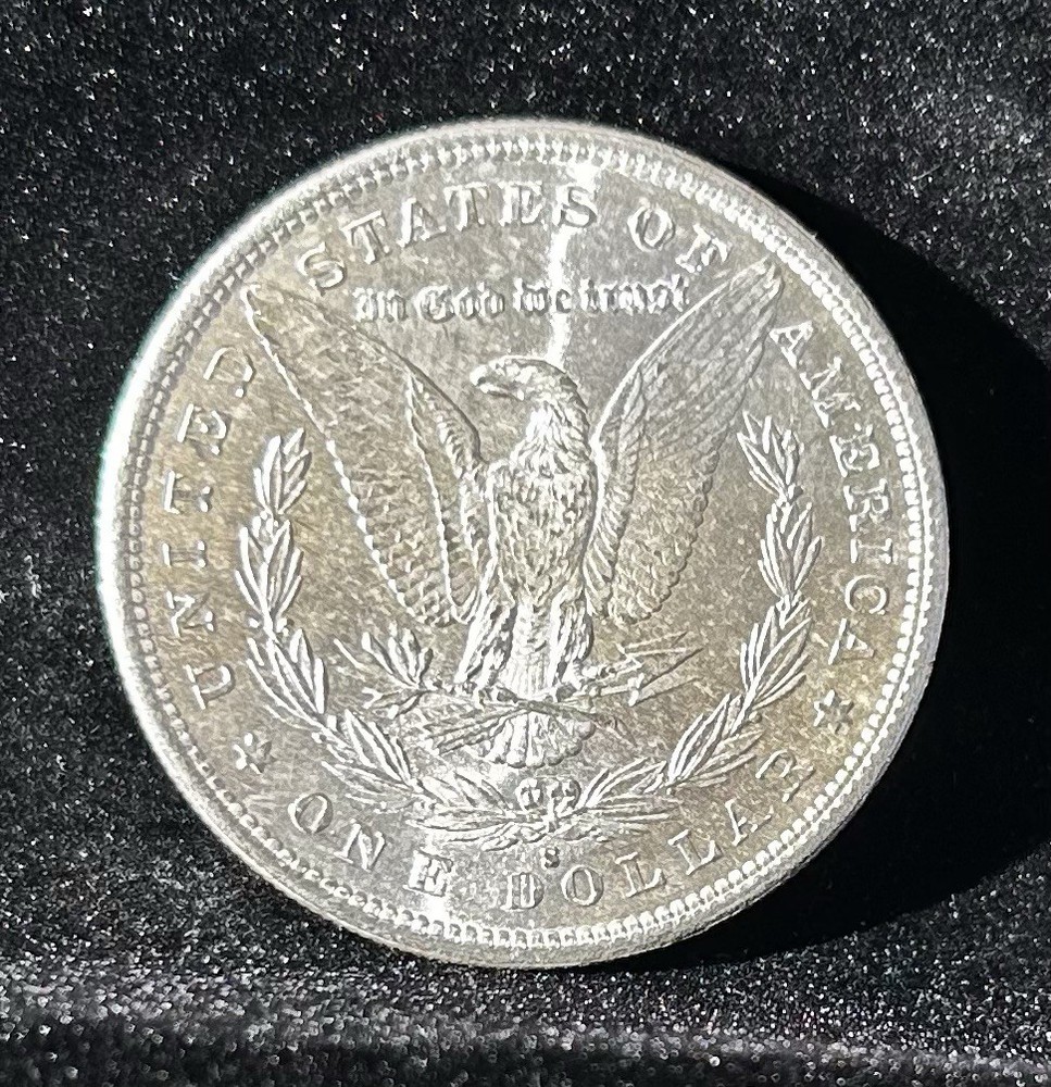 1881-S MORGAN SILVER DOLLAR, BU, Gorgeous Example