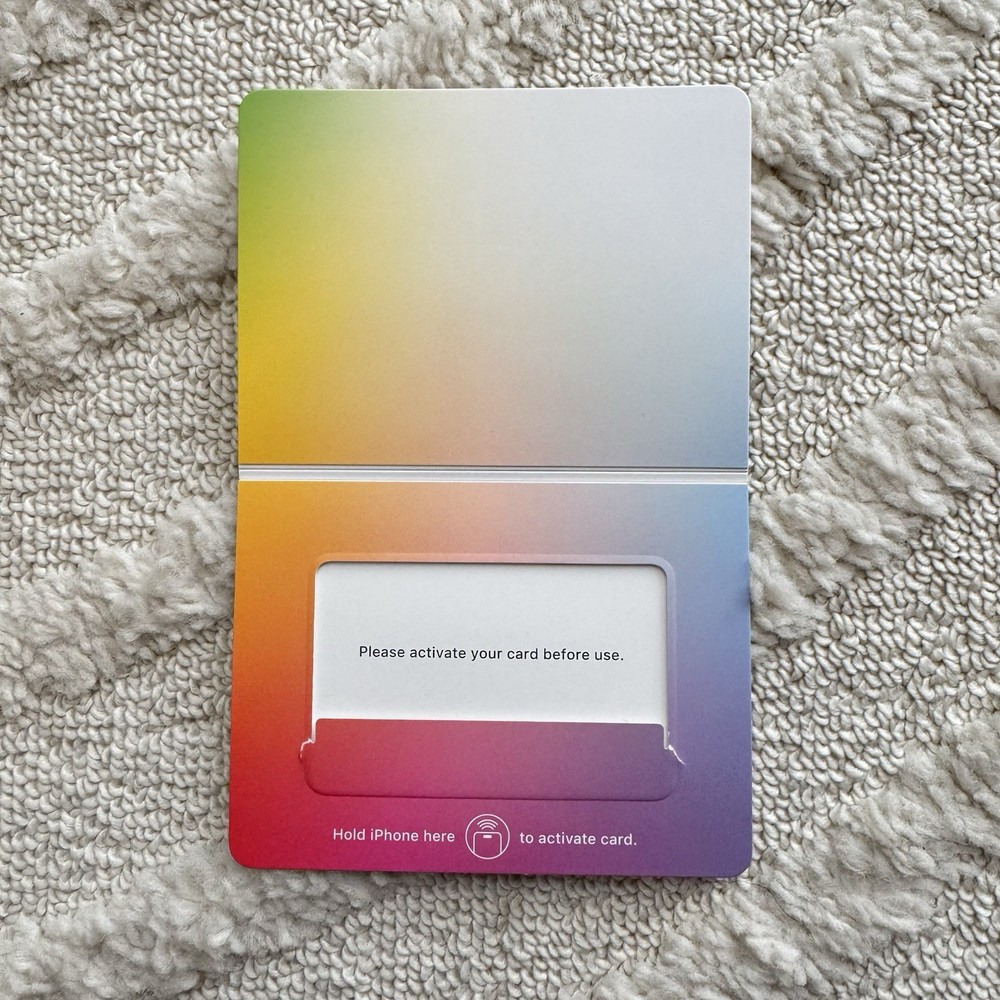 Genuine Apple Card White Envelope Packaging Only – No Card