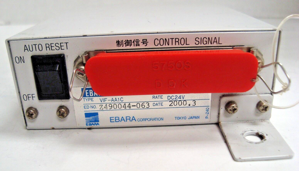 EBARA Interface Box, 16082, Pre-Owned