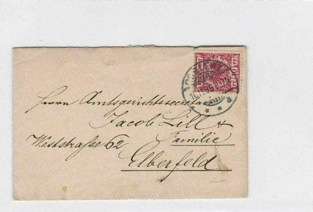 GERMAN EMPIRE EARLY POSTAL COVER     R2961