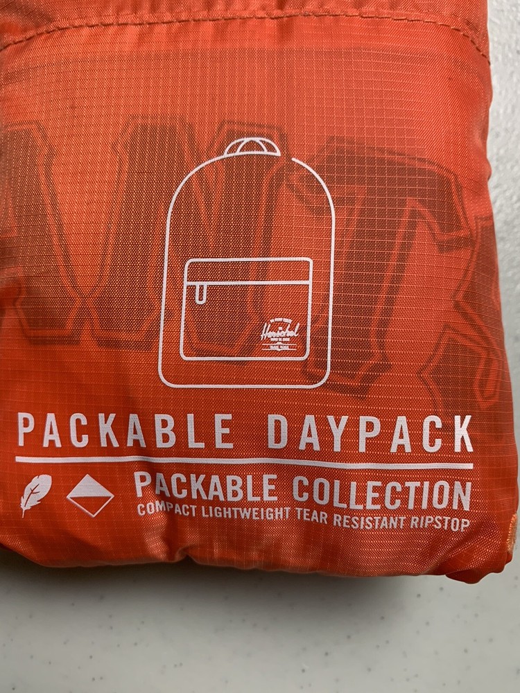 MLB Herschel Supply Co. Packable Daypack Backpack SAN FRANCISCO GIANTS Baseball