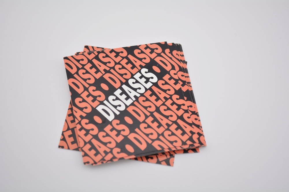 Infection game replacement part pieces - red disease cards