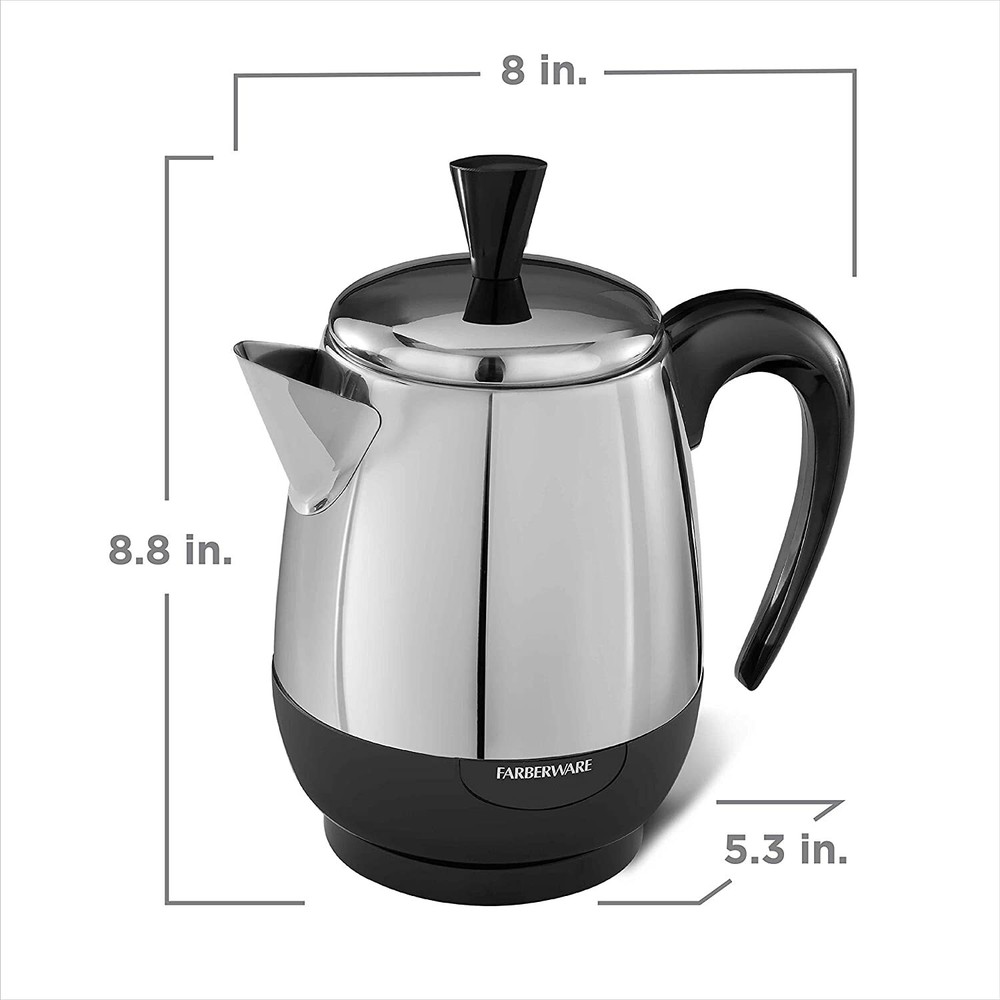 Farberware FCP240 2-4-Cup Percolator Stainless Steel